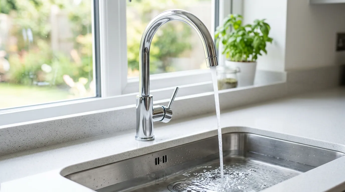 Local Plumbing Master Pros same day plumber fixing a faucet in Marysville, MI